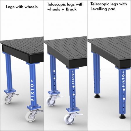 D-16 3D MODULAR WELDING TABLE 1500mm x 1000mm x 200mm x 750/900